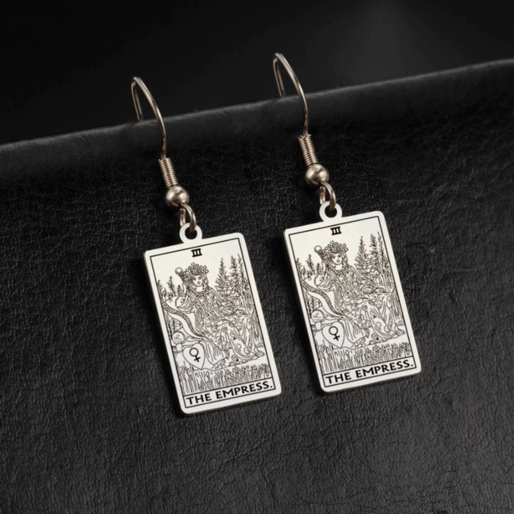 Tarot Card Earring Set "The Empress"